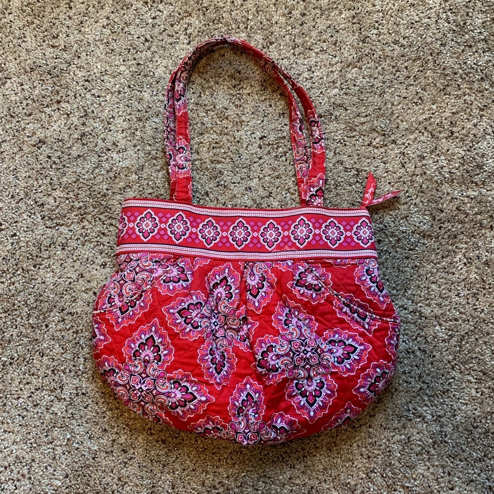 Authentic Vera Bradley Purse: Frankly Scarlet